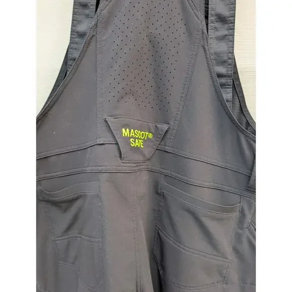 Mascot Mens‎ Hi Vis Brace Kneepad Bib Sz 42.5 Pockets Cordura 19669-236 Workwear
